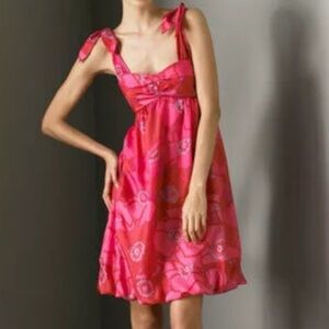 Marc Jacobs pink floral bubble dress, size 4